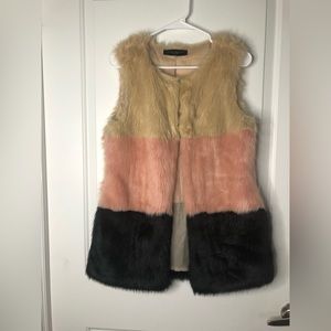 Faux Fur Vest Size Small